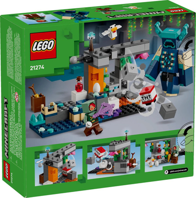 Lodra ndërtimi LEGO Minecraft 21274 The Warden Encounter, 238 pjesë, për fëmijë 7+