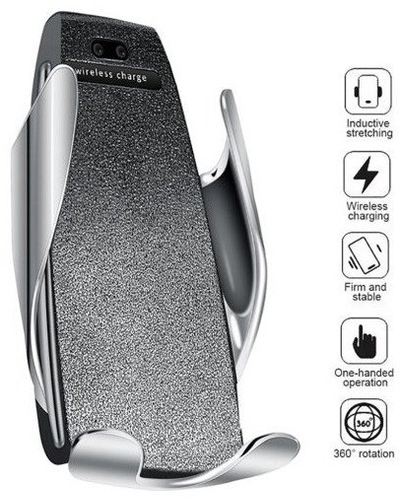 Mbajtëse celulari për makinë RoGer S5, karikim wireless, 10W