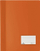 Dosje unazore Durable Orange A4+, xhep i brendshëm transparent, portokalli