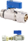 Valvul mini sferike Arco 1/2" M, filetë e jashtme 16x2, blu