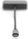 Adapter USB Digitus USB C në DisplayPort dhe VGA, 0.2m, 4K Ultra HD, gri