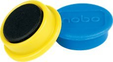 Magnete për tabela Nobo, 13 mm, set me ngjyra të përziera