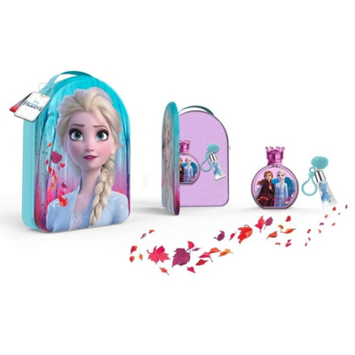 Set dhuratë Disney Frozen II, EDT, 100ml + shkëlqyes për buzë, 7ml + çantë