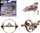 Играчка брод Star Wars Micro Galaxy Squadron Obi-Wan Jedi Starfighter, микро фигуриња, Launch Edition, повеќебојно