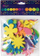 Stickerë shkumë DP Craft, lule me shkëlqim, shumëngjyrëshe