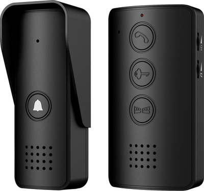 Interfon pa receptor EURA ADP-09A3, dy hyrje, IP44, i bardhë