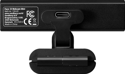 Веб-камера Sandberg Face-ID Webcam Mini, Full HD 1080p, со микрофон, црна