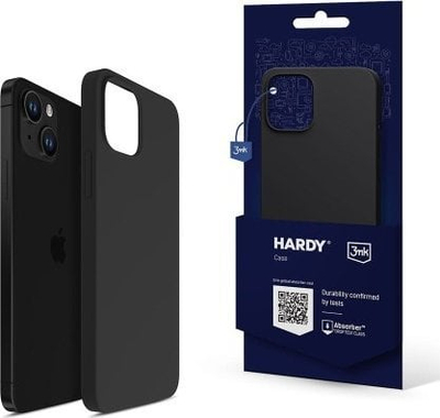 Këllëf silikon 3MK MagCase për iPhone 15 Plus, MagSafe, grafit
