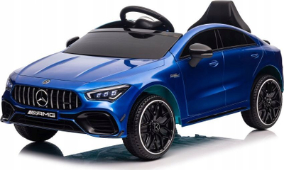 Makina elektrike për fëmijë Mercedes CLA 45s AMG, 4x4, e kaltër metalike