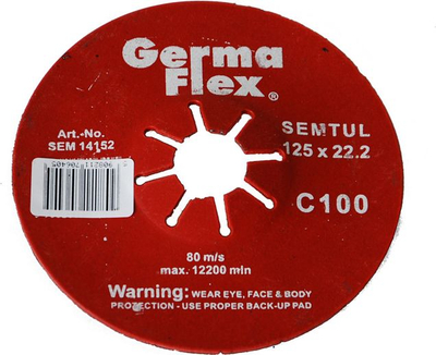 Disk për bluarje Germa Flex, P100, GLK100, 125 mm