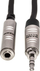 Kabëll zgjatues audio Hosa HXMM-010, 3.5mm TRS, 1m, i zi