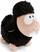 Lodër pelushi Nici Black Sheep Medium, dele, 35cm, e zezë