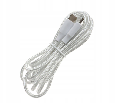Kabllo karikimi Delta Multimedia CHAR-CC-2M-100W, USB C në USB C, 2 m, 100W, e bardhë