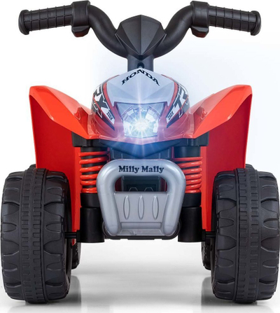 Motoçikletë elektrike fëmijësh Milly Mally Honda TRX 250X, bateri, 3 km/h, e kuqe