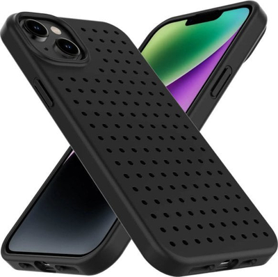 Mbulesë telefoni Pinifit Pinit Dynamic Case Set Tattoo Pin, për iPhone 13 14 6.1", e zezë me dizajn