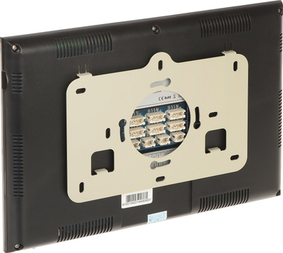 Panel i brendshëm Vidos M10B X, për sistem interkom analog, ekran video, i zi