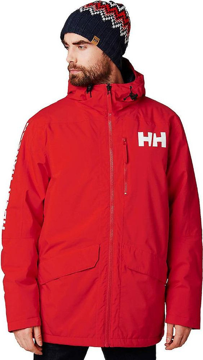 Xhaketë për meshkuj Helly Hansen Active Fall 2 Parka, madhësia S, e kuqe