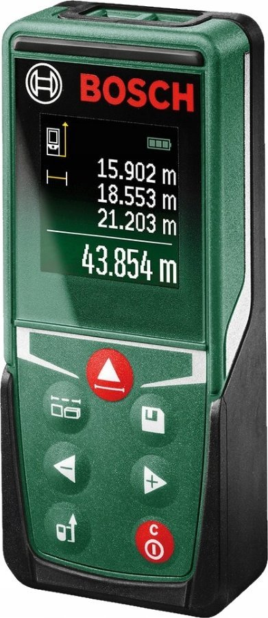 Matës distance me lazer Bosch UniversalDistance 50, diapazon 50 m, jeshil me të zi