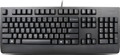 Tastierë Lenovo, me kabllo, Nordic, e zezë