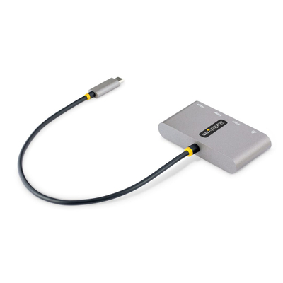Hub USB C StarTech HB30C3A1GEA2, 3 porta USB 3.0, RJ45 Gigabit, gri