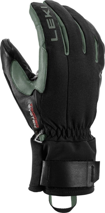 Женски скијачки ракавици Leki Argus Thermo 3D, XXL, црни