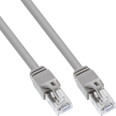 Kabllo rrjeti InLine Patch Cable S/FTP, Cat.6, 0.3m, gri