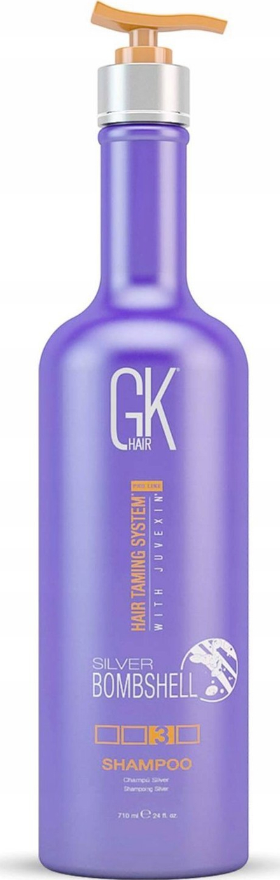 Shampo flokësh GK Hair Silver Bombshell, 710ml, për flokë bjonde, lejla