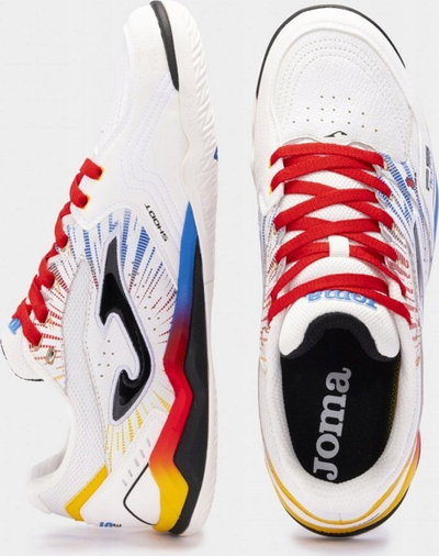 Atlete futsalli Joma FS Reactive 23 FSW IN, lëkurë natyrale, për mrena, të bardha, nr 43.5