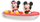 Lodër banje Clementoni Disney Baby, Mickey dhe Minnie me varkë, shumëngjyrëshe