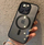 Mbrojtëse telefoni Vega Ecobox, MagSafe, për iPhone 16, transparente me të zeza