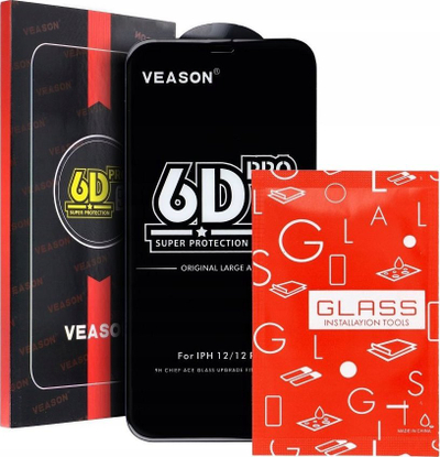 Xham mbrojtës OEM 6D Pro Veason për Samsung Galaxy S22 Plus S23 Plus, shumë i kthjellët, vihet kollaj