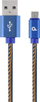 Kabllo Gembird USB-A - microUSB, 2m, e kaltër