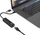 Adapter rrjeti Conceptronic DONN07BA, USB 3.0 në Gigabit Ethernet, 3 porta USB, i zi
