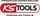 Karrocë veglash KS Tools Racingline, 7 sirtarë, me rrota, e kuqe e zezë