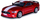 Lodër makinë Jamara Ford Mustang GT 2018, diecast 1:42, 2 në 1, e kuqe