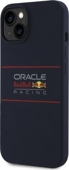 Mbulesë telefoni Red Bull Silicone Horizontal Logo MagSafe për iPhone 14 6.1", navy blue