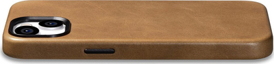 Këllëf telefoni iCarer Oil Wax Premium Leather për iPhone 14, lëkurë natyrale, kompatibël MagSafe, kafe