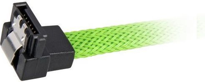 Kabllo Sharkoon SATA - SATA, 0.45 m, e gjelbër 