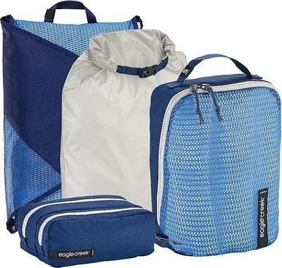 Set organizues udhëtimi Eagle Creek Pack It Weekender EC0A4AF2340, 4 pjesë, Az Blue Grey