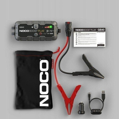 Starter për bateri NOCO Boost GB40, 12V, 1000A, i zi