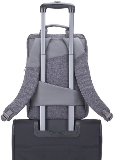 Shpinore laptopi RivaCase Egmont 7960, 15.6", xhep për tablet 10", gri
