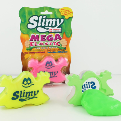 Lodër slime Joker Slimy Mega Elastic, 150 g, neon, shumë elastike