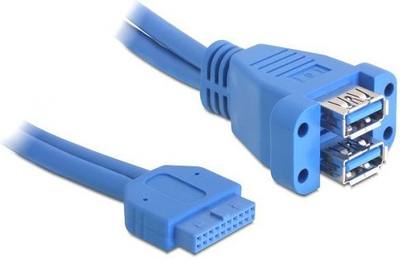 Kabllo USB Delock USB i jashtëm - USB i brendshëm 0,45, e kaltër 