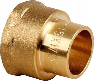 Bashkues kalues Ferro LW 28 mm x 1", bronz, i papërpunu