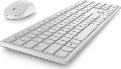 Сет тастатура и глушец Dell KM5221W, бела
