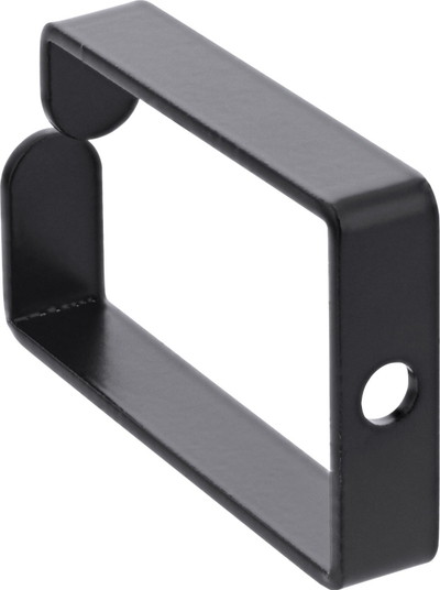 Mbajtëse kabllosh InLine Cable Bracket, metal, 43x70mm, e zezë
