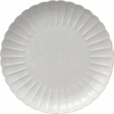Pjatë e sheshtë Secret de Gourmet Romy, porcelan, 27 cm, e bardhë