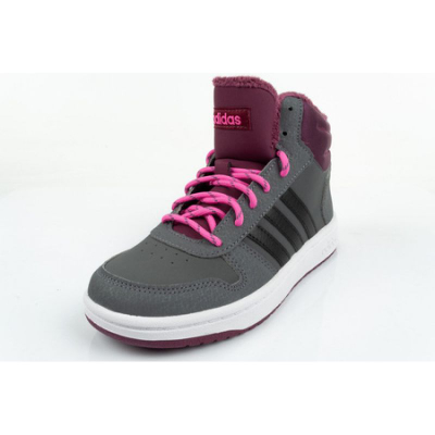 Këpucë për kalamojë Adidas Hoops Mid K