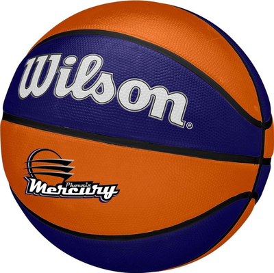 Топка за кошарка Wilson WNBA Tribute, големина 6, за надворешна употреба, повеќебојна