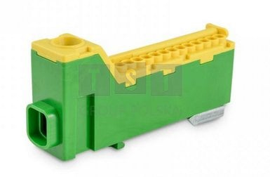 Bllok shpërndarës elektrik Ungrounded Quick Connector, 13 dalje, 1.5–2.5 mm², jeshile e verdhë